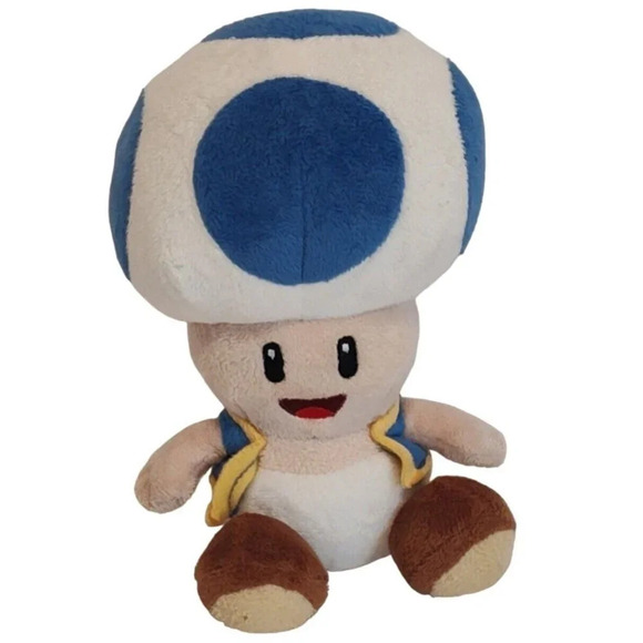 Little Buddy Super Mario All-Star Collection Toad Mushroom Plush Stuffed Toy - Picture 1 of 5
